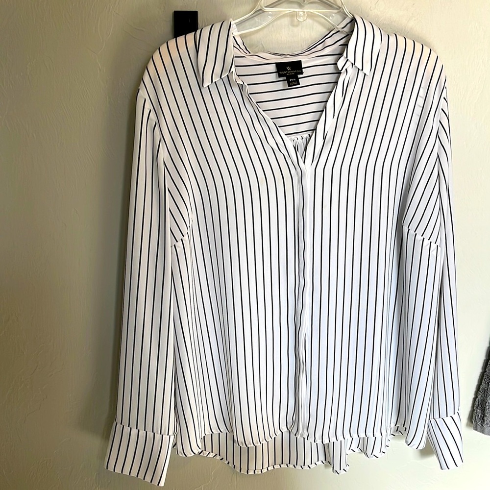 Beautiful dress blouse, petite extra large